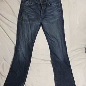 7 For All Mankind Dark Blue Bootcut Jeans